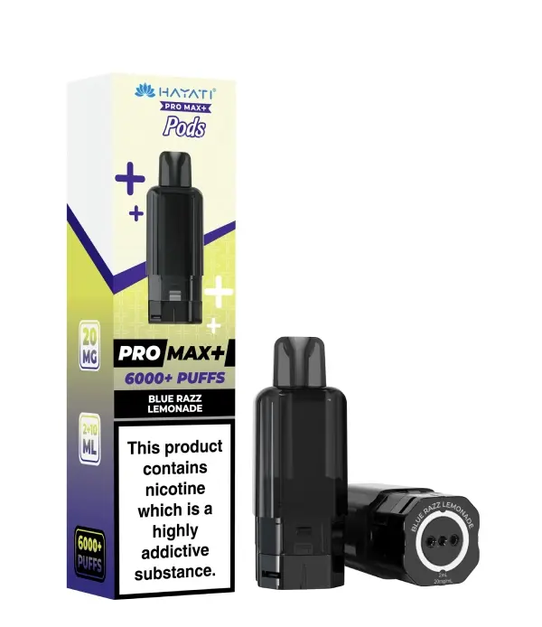  Hayati Pro Max Plus Pods - 10mg | Blue Razz Lemonade